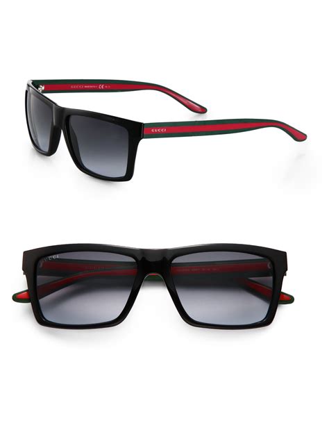 gucci mens black sunglasses|sunglasses gucci men original.